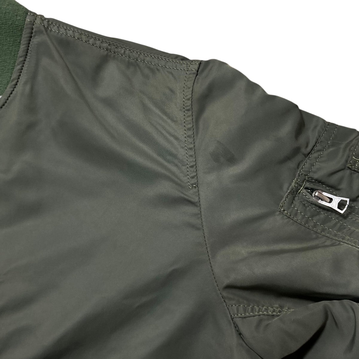 ALPHA(アルファ) MA-1リバーシブル刺繍リバーシブルフライトジャケット