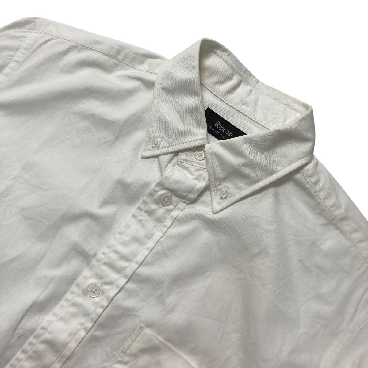 riprap HIGHCOUNT TWILL B．D SHIRTS長袖シャツFRRS002 古着・中古-3枚目のアイテム画像