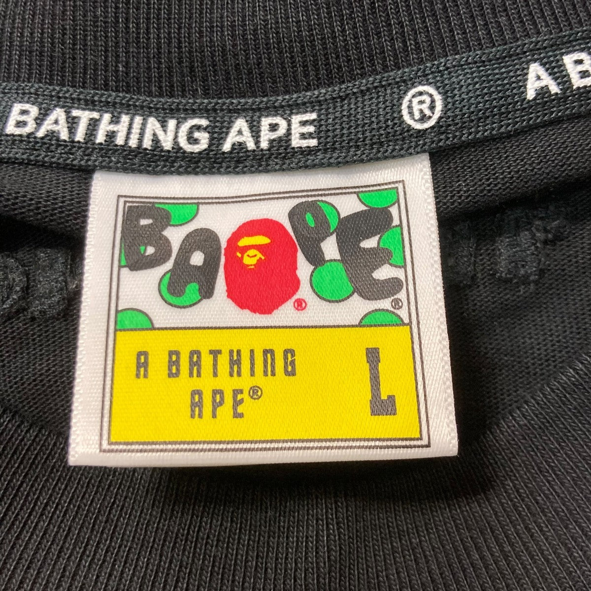 にっです。ア　ベーシングエイプ半袖 A BATHING APE(アベイシングエイプ) 半袖カットソー
