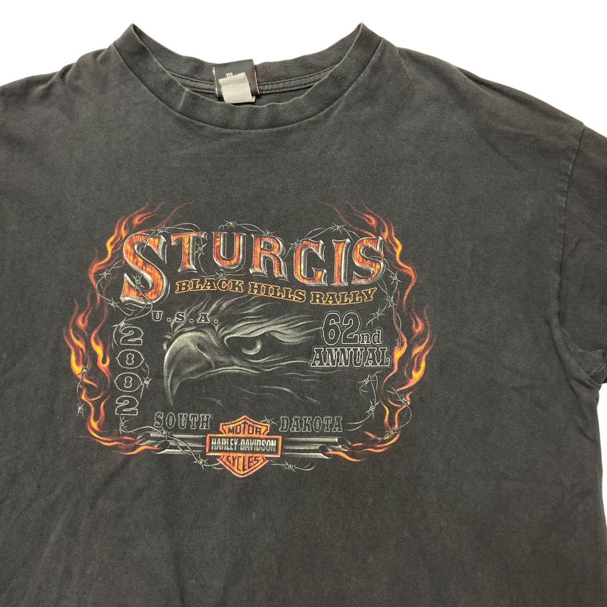 00s USA製 HARLEY-DAVIDSON Tシャツ ブラック L 古着 00s USA製 HARLEY DAVIDSON バー&シールド ヘビ スネーク T