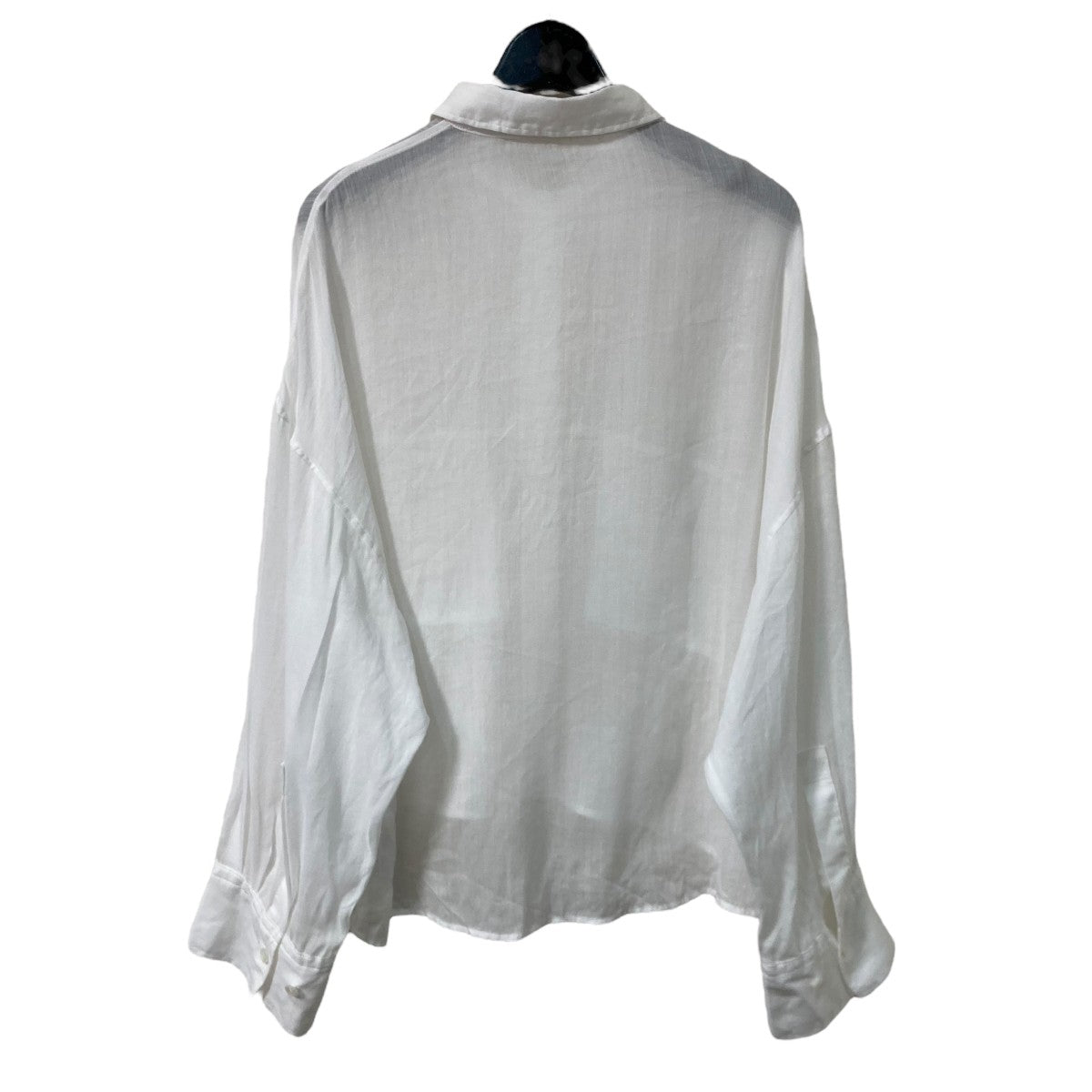 Plage 25SSRAMIE LYOCELL CROPPED シャツ長袖クロップド丈ブラウス25050922845020 古着・中古-2枚目のアイテム画像