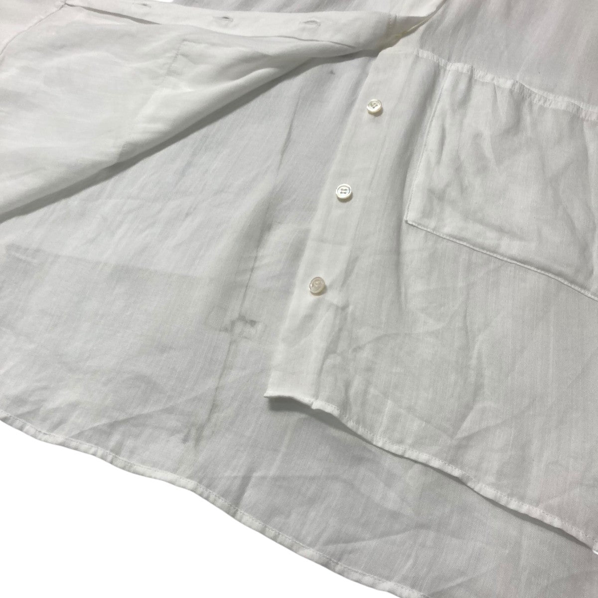 Plage 25SSRAMIE LYOCELL CROPPED シャツ長袖クロップド丈ブラウス25050922845020 古着・中古-5枚目のアイテム画像