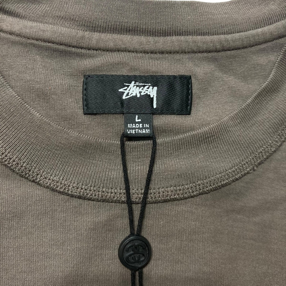 Stussy Lサイズ BASIC プルオーバー グレー STUSSY（ステューシー）の