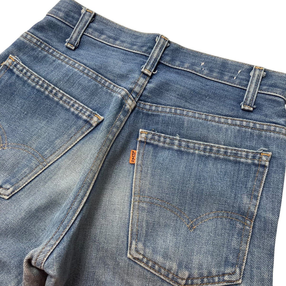 70S 646 オレンジタブ MADE IN USAブーツカットジーンズ646-0917