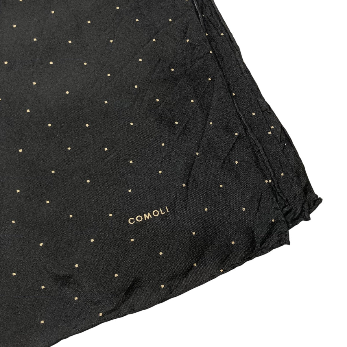 comoli シルク　スカーフ COMOLI シルクドット スカーフ | Less Higashikawa