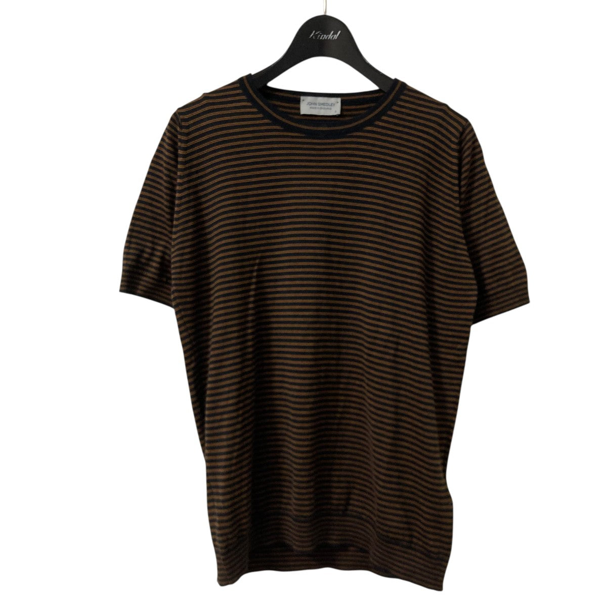 極美品　JOHN SMEDLEY ブラック 半袖ニットS JOHN SMEDLEY ジョンスメドレー 半袖ニット レディース NELL