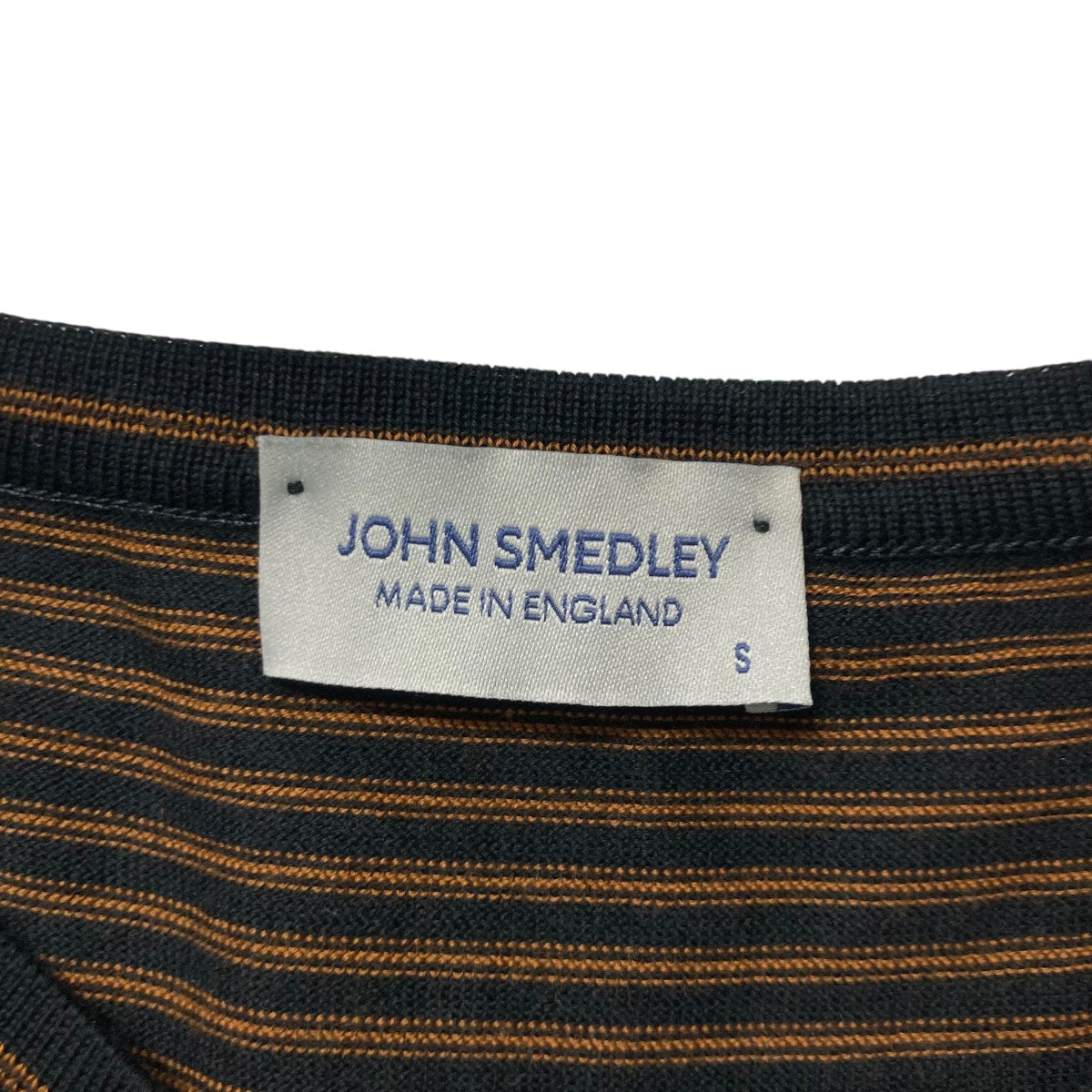 JOHN SMEDLEY(ジョンスメドレー) 半袖ニット ブラック サイズ S