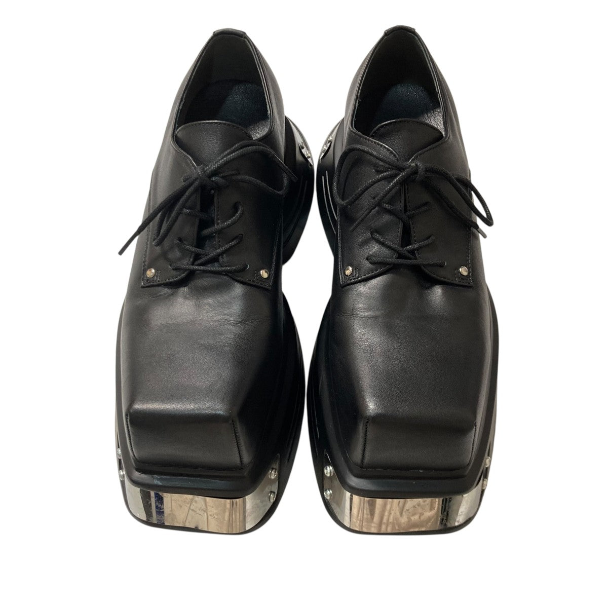 GRANCY メタルプレートレザーシューズ 42サイズ GRANCY】Metal Plate Leather Shoes / メタルプレートレザー
