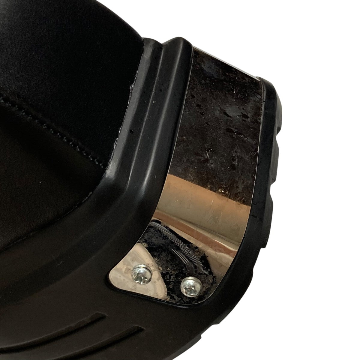 GRANCY メタルプレートレザーシューズ ブラック　40 GRANCY(グランシー) Metal Plate Lether Shoesレザーシューズ