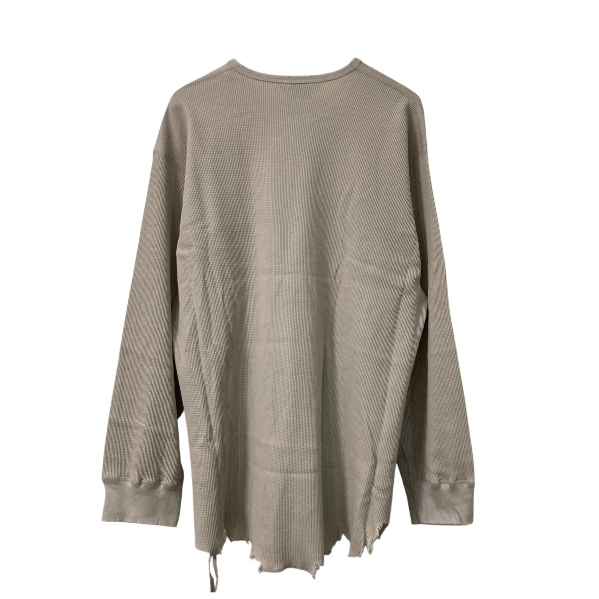 ancellm ワッフルカットソー ANCELLM（アンセルム） 2023AW 23AW DAMAGE WAFFLE CREW LS T