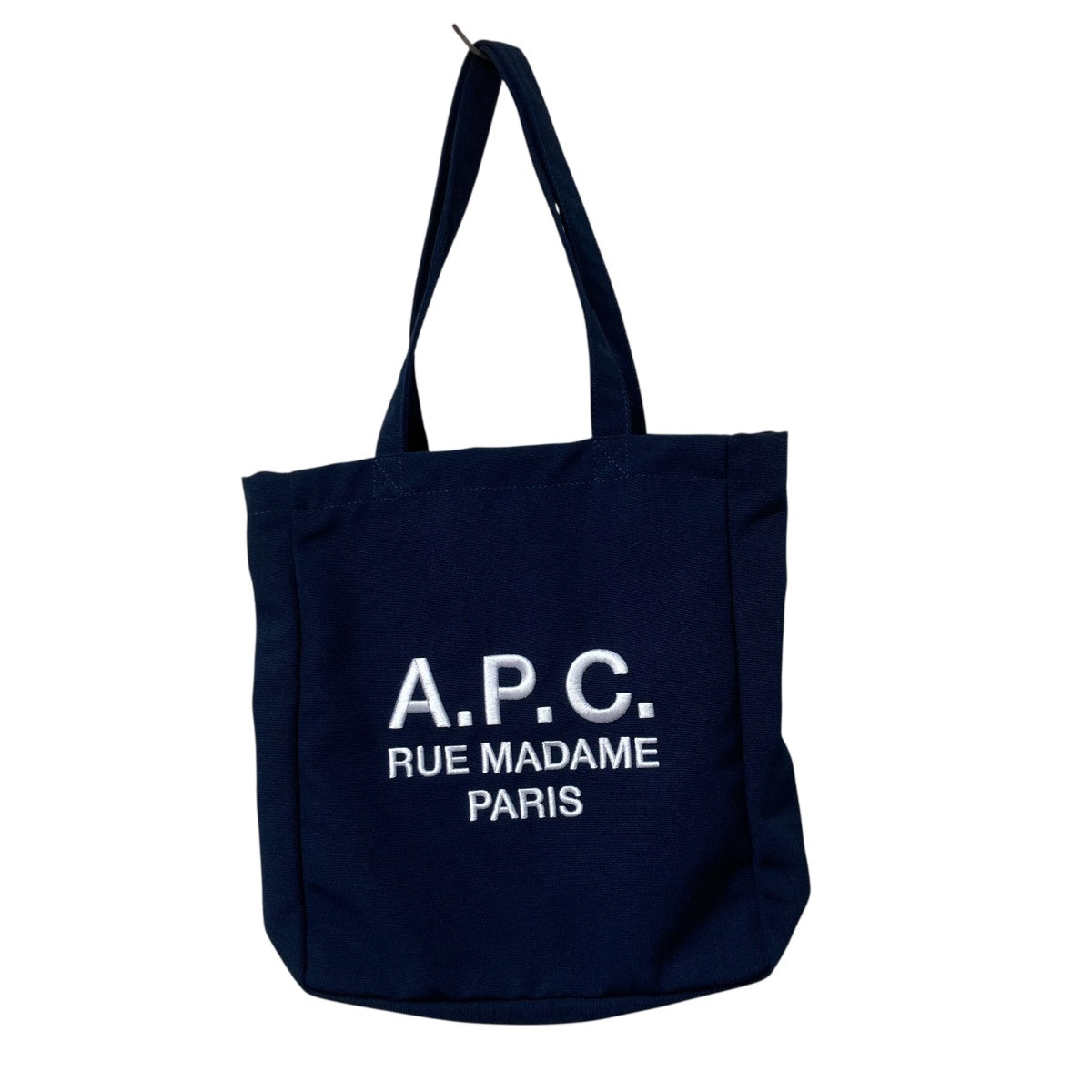 A．P．C．(アーペーセー) ロゴメッシュトートバッグ ブラック