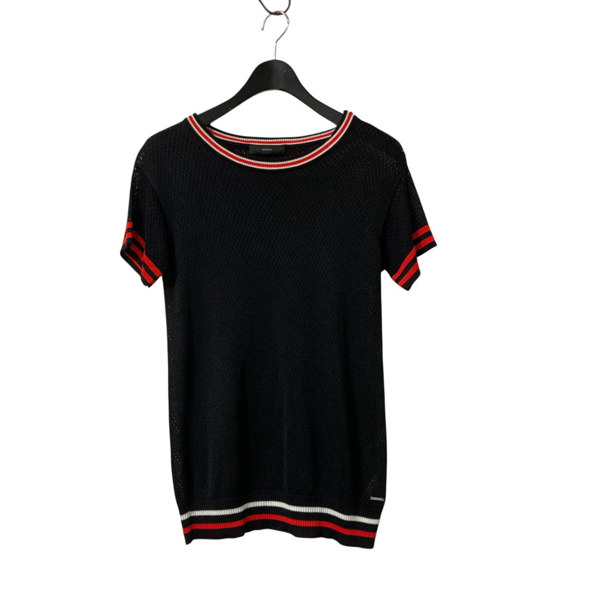 DIESEL(ディーゼル) M-ANAHEIM ロゴニット半袖ニットA05767 A05767