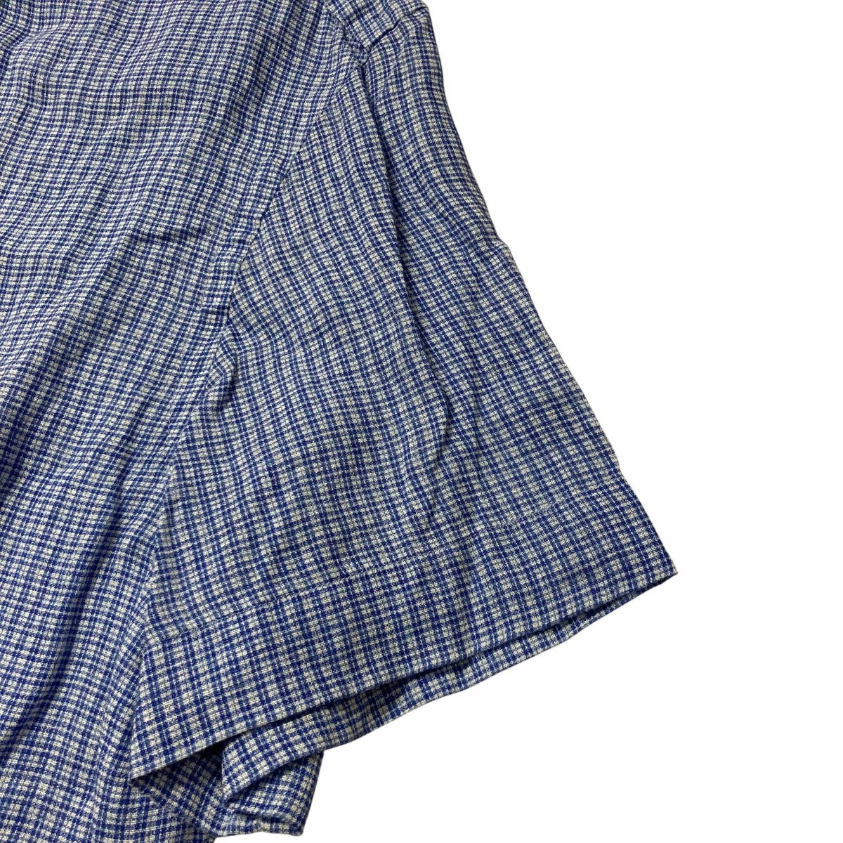 ARMANI COLLEZIONI 半袖チェックシャツJCSSCM JC8F0 古着・中古-4枚目のアイテム画像