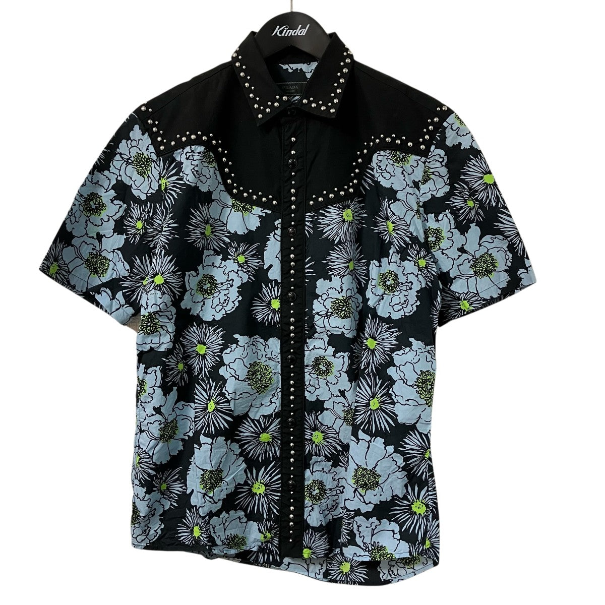 PRADA 12SS半袖シャツUSC133 S121 1DOU 古着・中古-1枚目のアイテム画像
