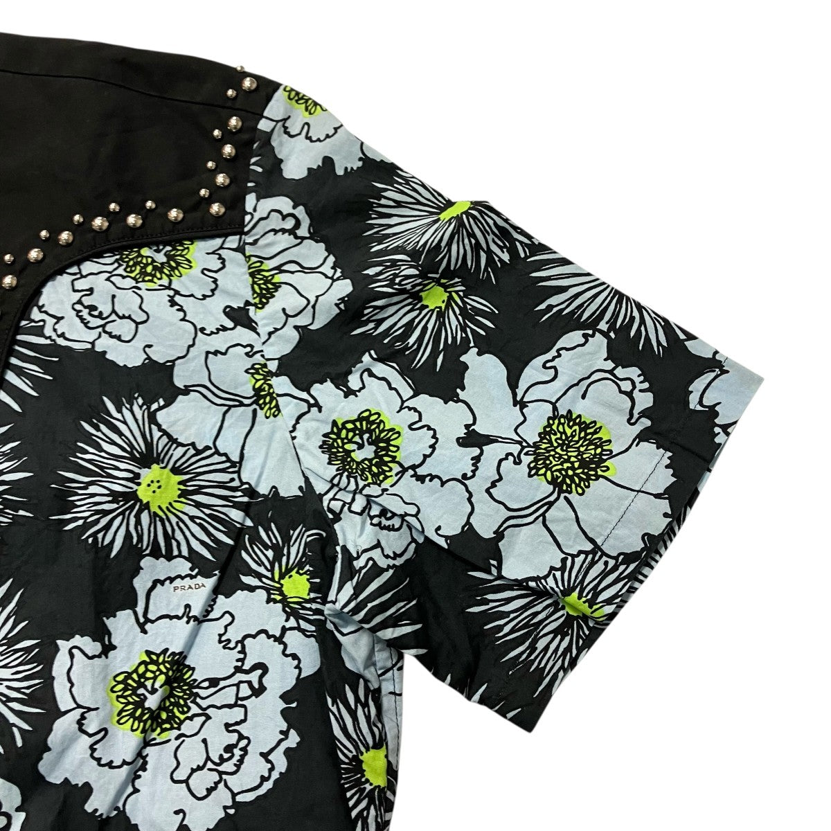 PRADA 12SS半袖シャツUSC133 S121 1DOU 古着・中古-4枚目のアイテム画像