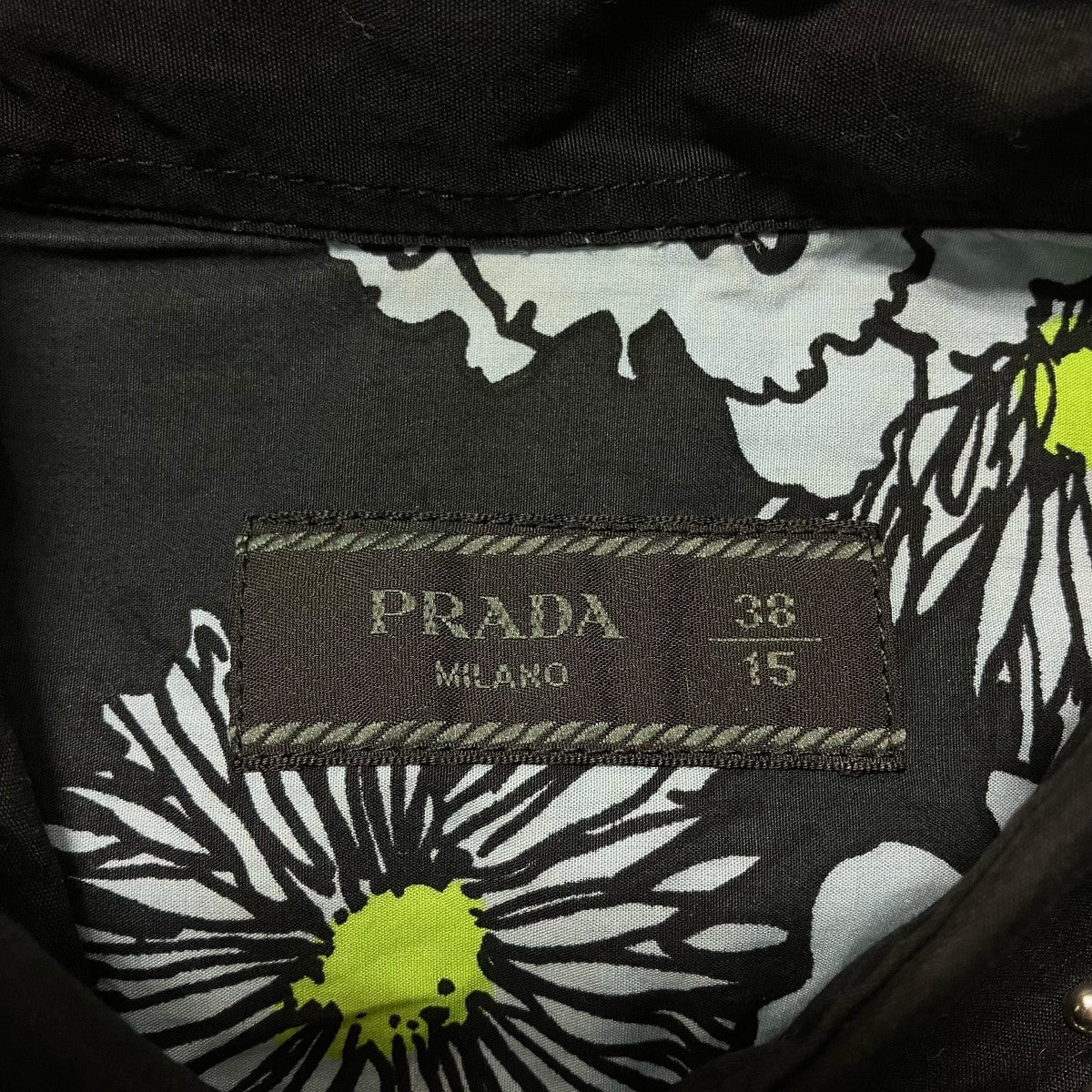 PRADA 12SS半袖シャツUSC133 S121 1DOU 古着・中古-6枚目のアイテム画像