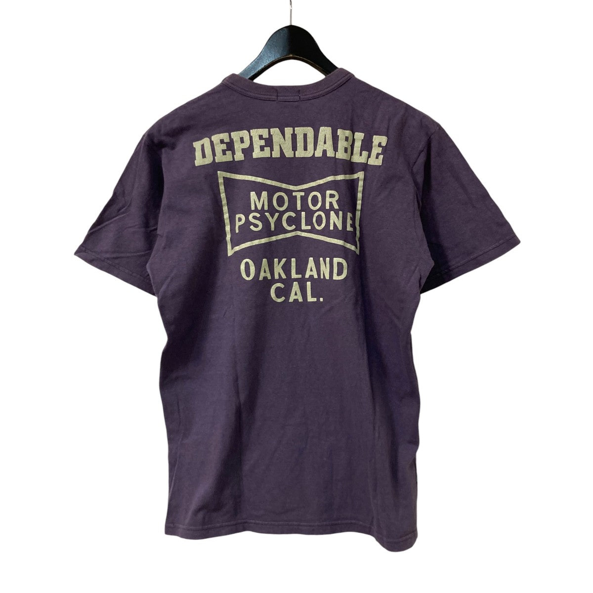 FREEWHEELERS MOTOR PSYCLONE GARAGE SERIES “WINGED WHEEL”プリントTシャツ 古着・中古-2枚目のアイテム画像