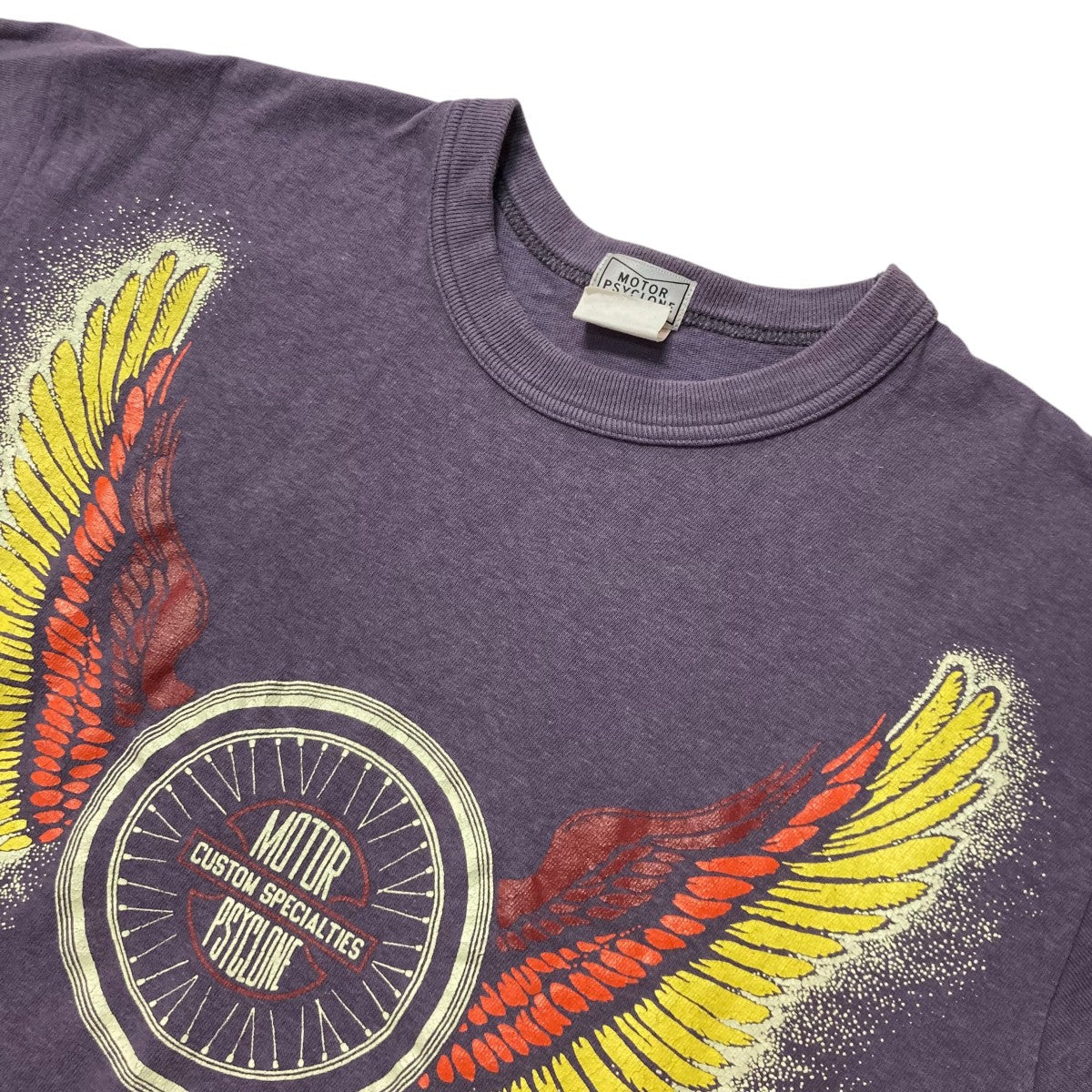 FREEWHEELERS MOTOR PSYCLONE GARAGE SERIES “WINGED WHEEL”プリントTシャツ 古着・中古-3枚目のアイテム画像
