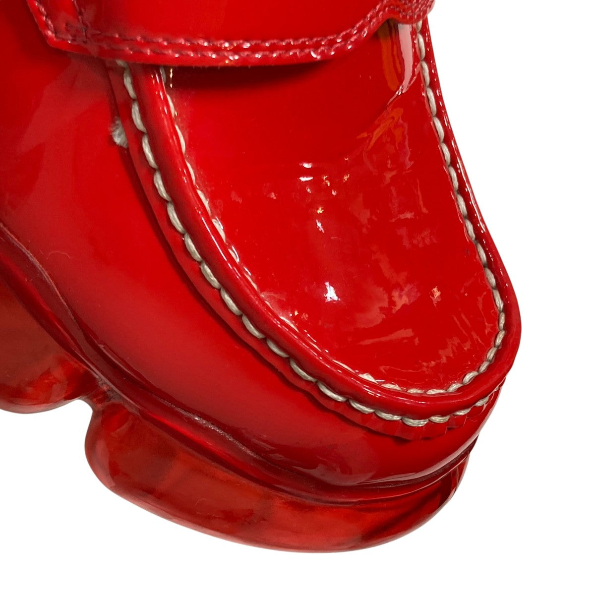 grounds(グラウンズ) JEWELRY LOAFERローファー レッド サイズ