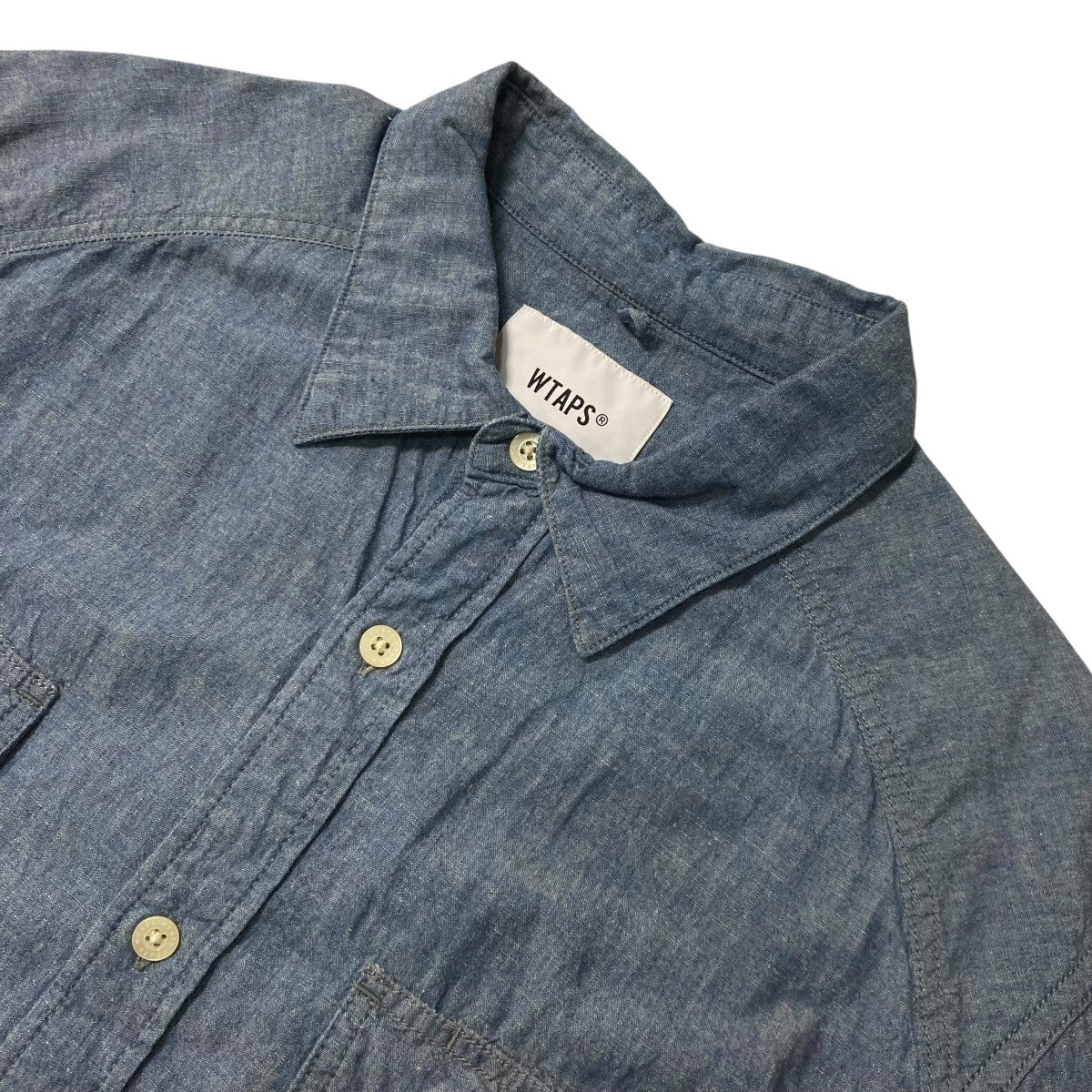 WTAPS 201BRDT-SHM04 CELL LS / SHIRT シャツ WTAPS(ダブルタップス) 20SSCELL LS SHIRTシャンブレーシャツ