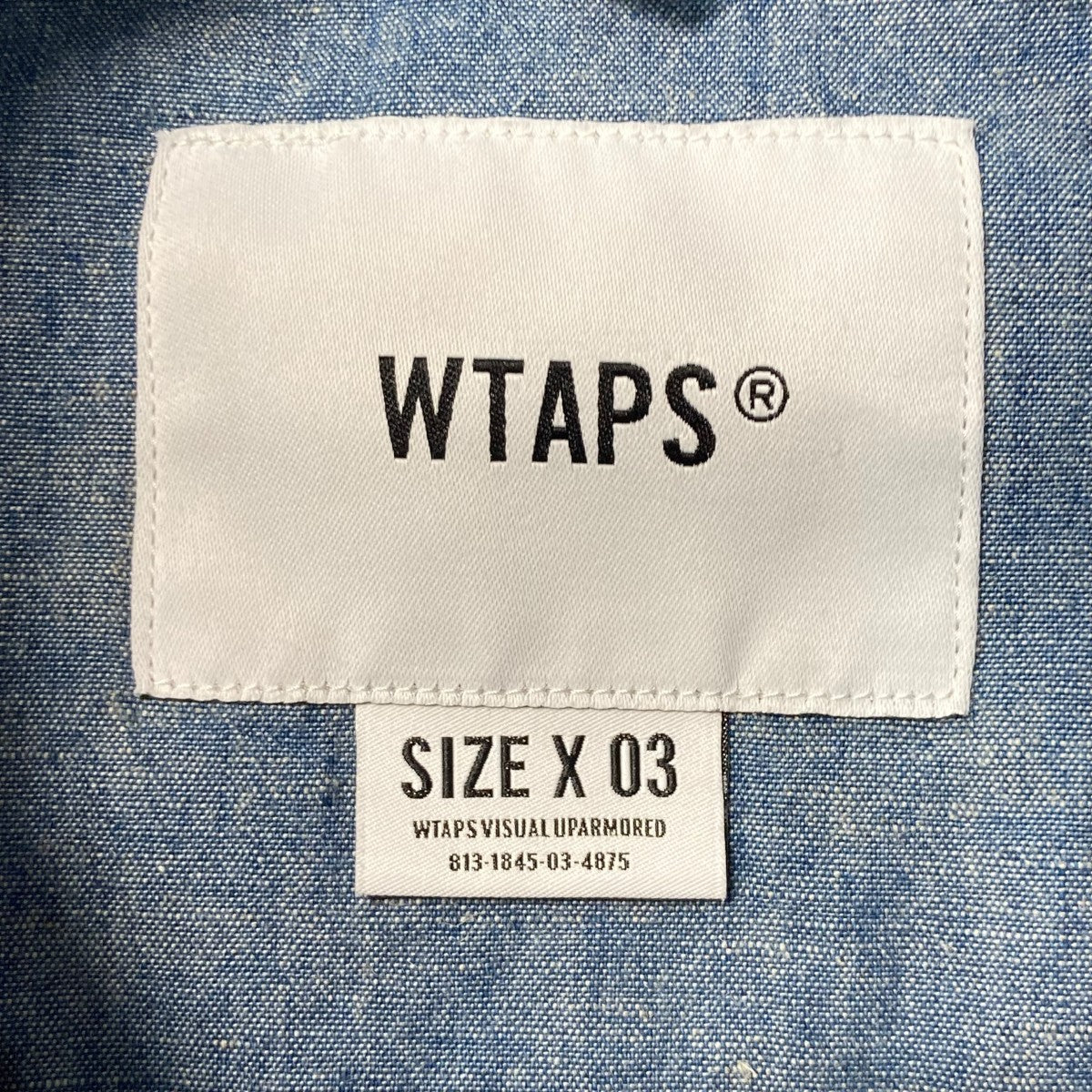 WTAPS 201BRDT-SHM04 CELL LS / SHIRT シャツ WTAPS(ダブルタップス) 20SSCELL LS SHIRTシャンブレーシャツ