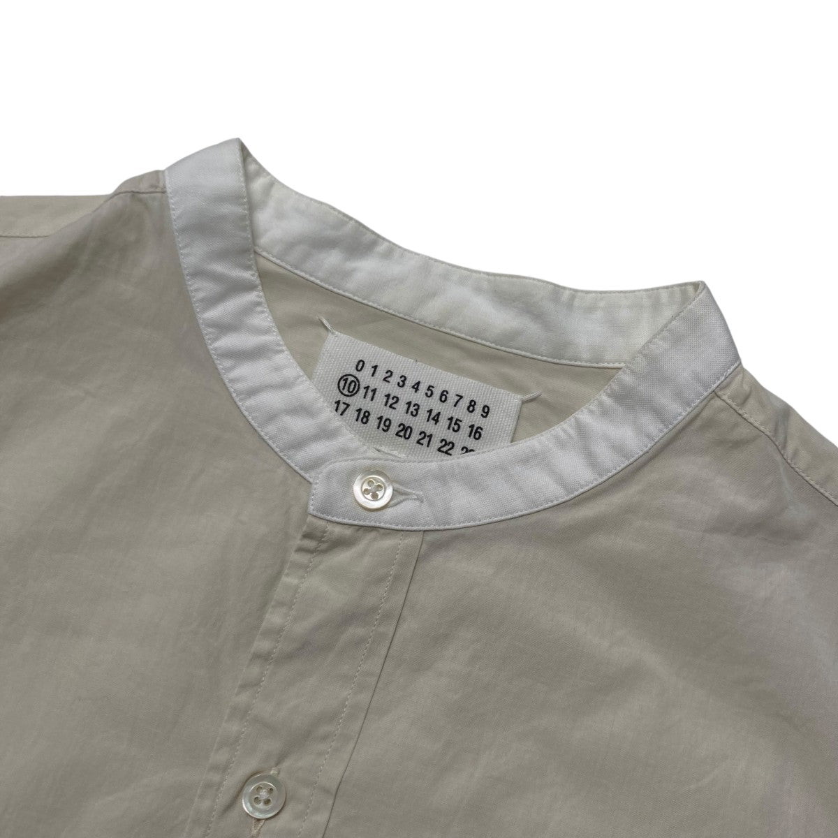 Maison Margiela 20SS トロンプルイユ シャツ バンドカラー Maison Margiela 20SS トロンプルイユ シャツ バンドカラー