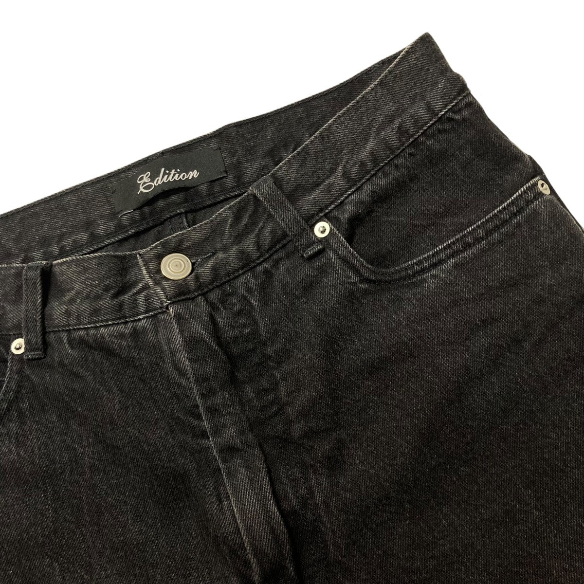 Edition(エディション) 23AWWIDE BLACK DENIMブラックデニム51