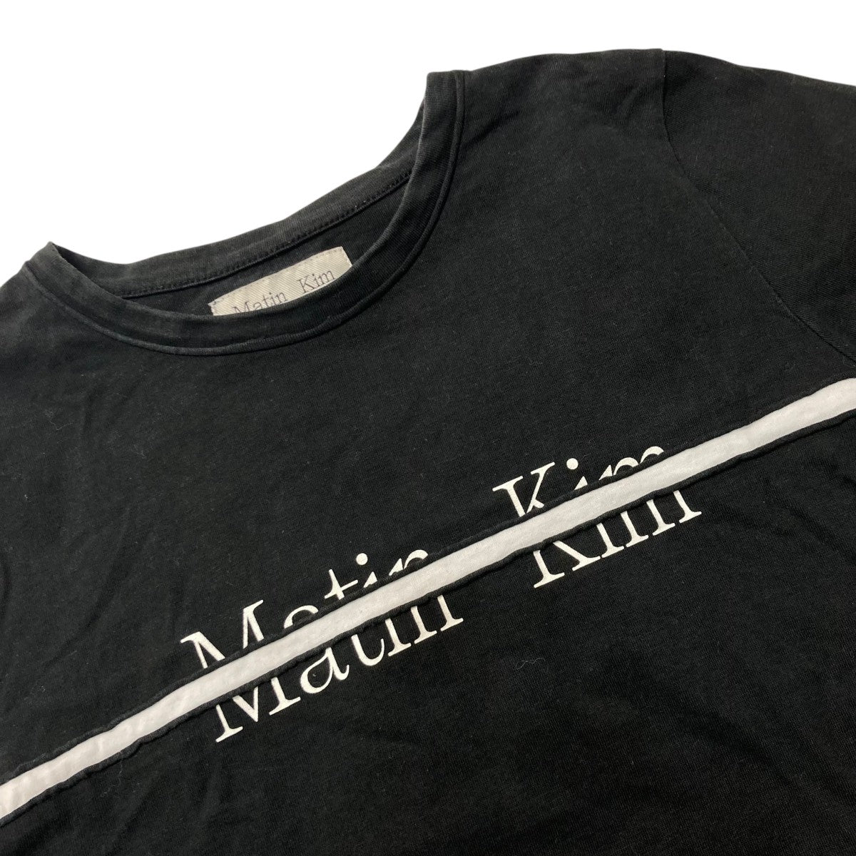 MATIN KIM 半袖カットソーMK2312TS010M0-BB-F 古着・中古-3枚目のアイテム画像