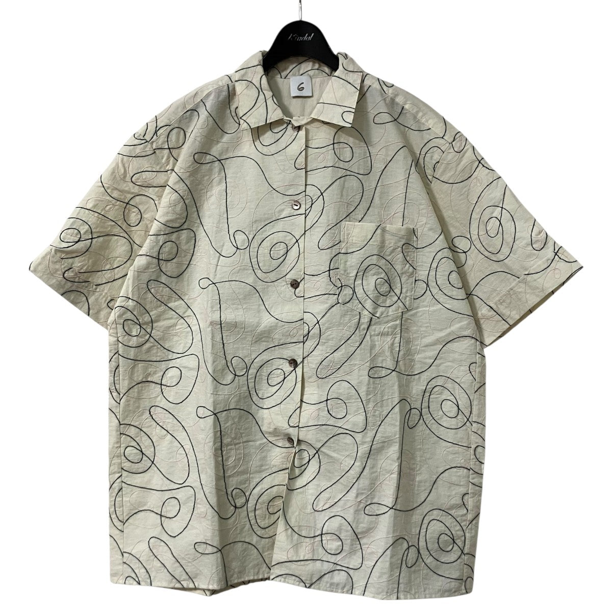 embroidery short sleeve shirt総柄半袖シャツ8616 299 0063