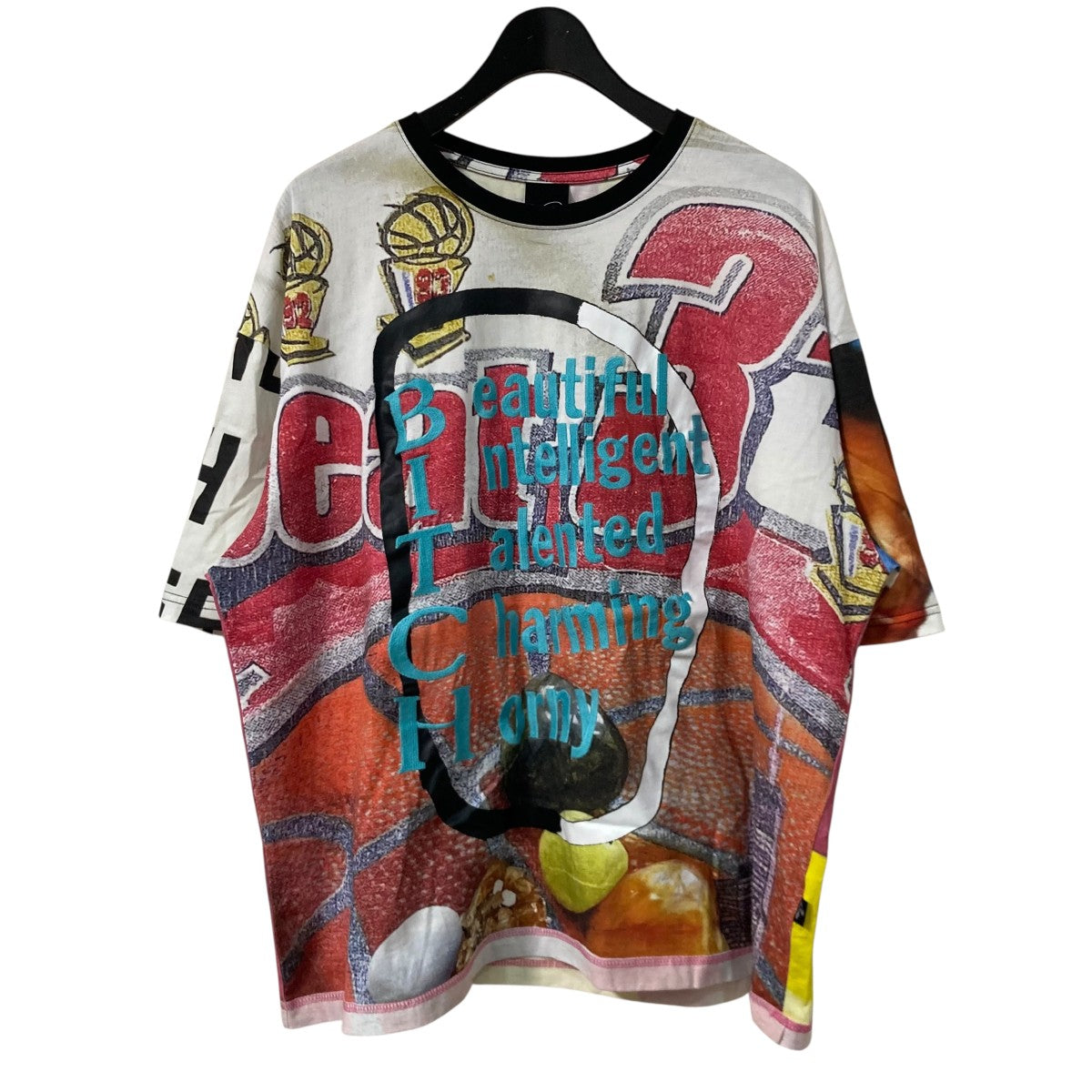 PAM B．I．T．C．H． MARTINE SYMS OVERSIZED SS TEE COLLAGEオーバーサイズ半袖Tシャツ 古着・中古-1枚目のアイテム画像
