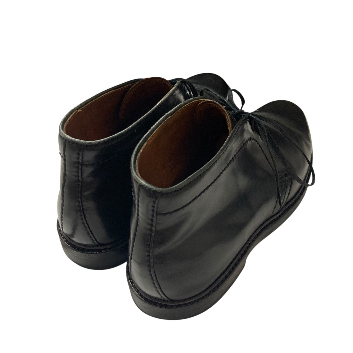 ALDEN×LeatherSoul Vチップレザーシューズ87150 87150 ブラック サイズ