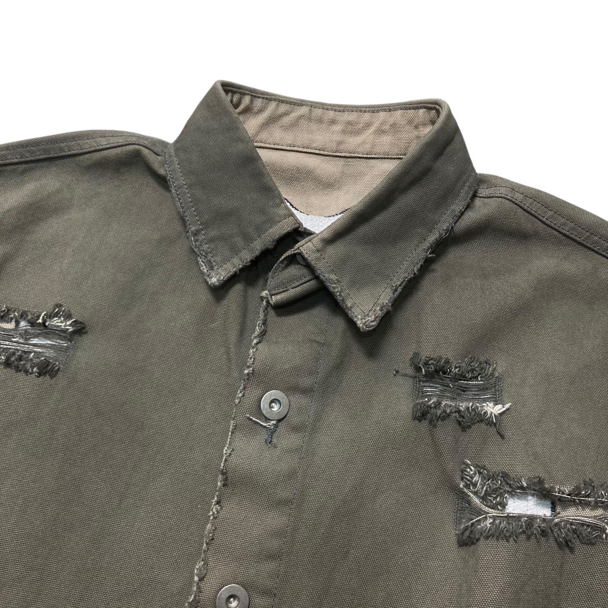 FR(13)NDS Back Bone Shirtシャツジャケット25S SHL034 RF 古着・中古-3枚目のアイテム画像