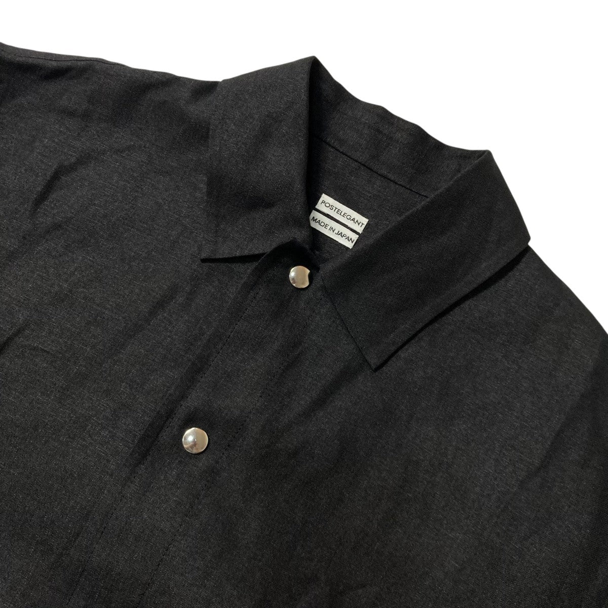 POSTELEGANT(ポステレガント) Washi Paper Rever Coach Jacket