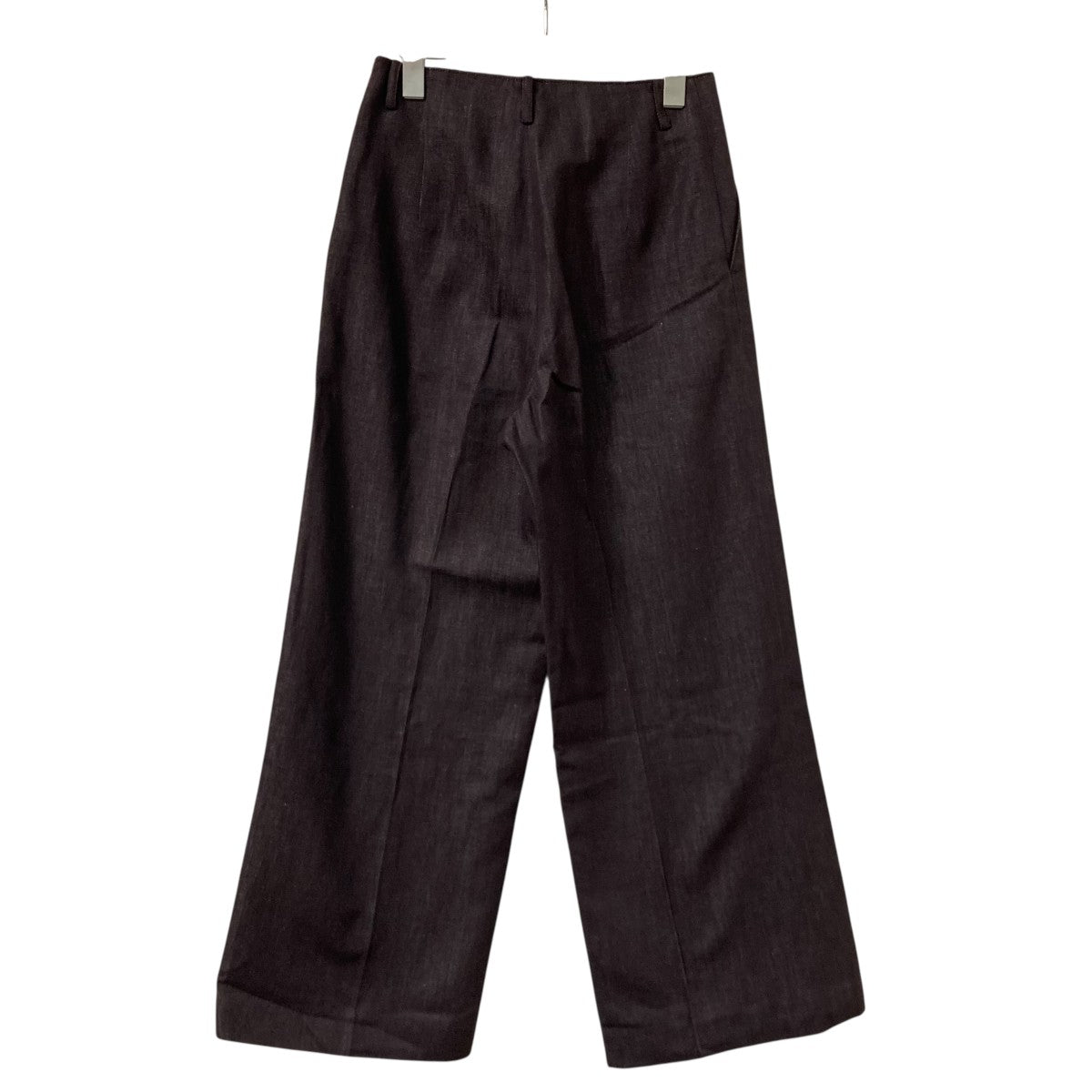TOMORROW LAND collection 22SSコットンリネンデニム ハイウエストワイドパンツリネンパンツ14042204451 古着・中古-2枚目のアイテム画像