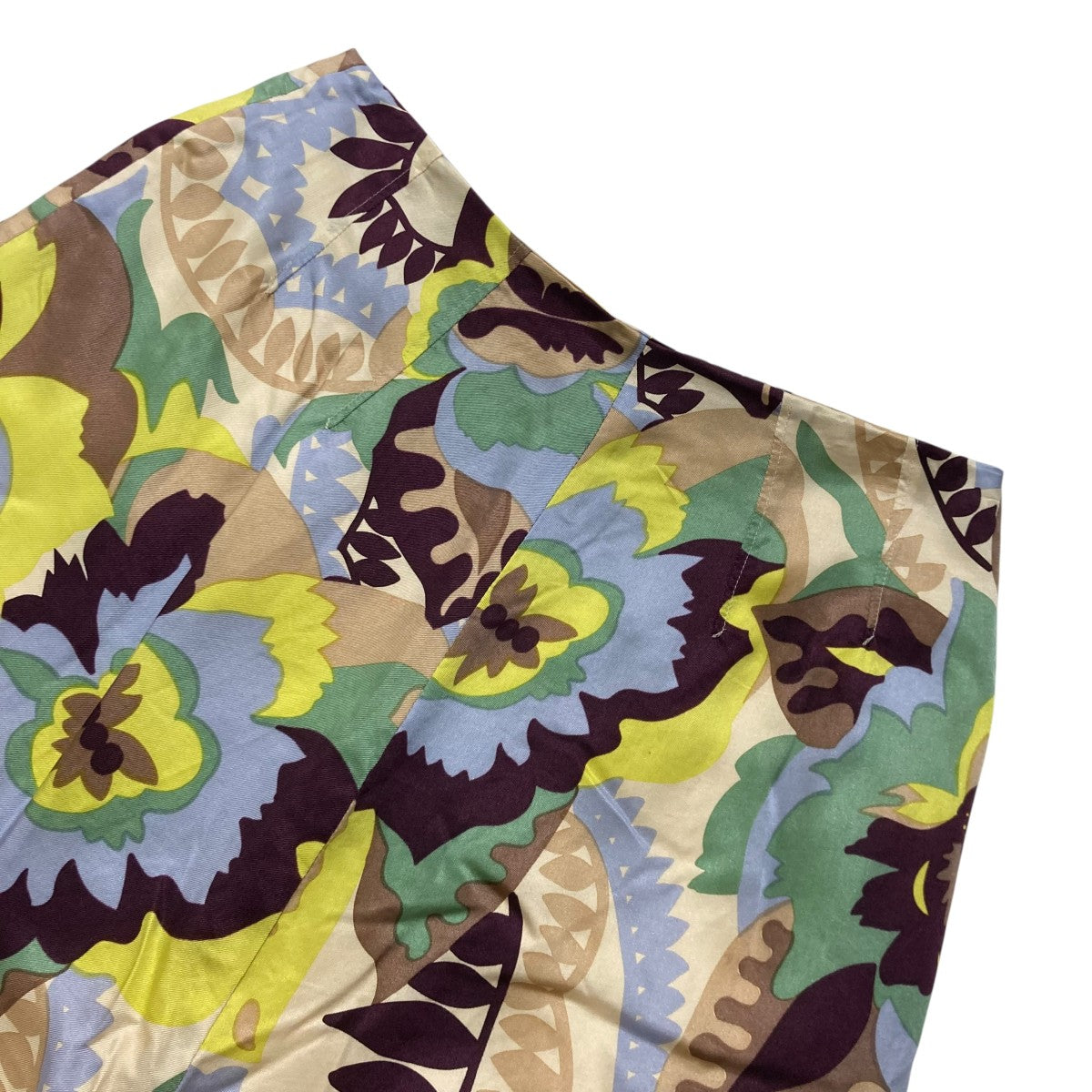 BACCA カラージオメトリー ハイウエストパンツ