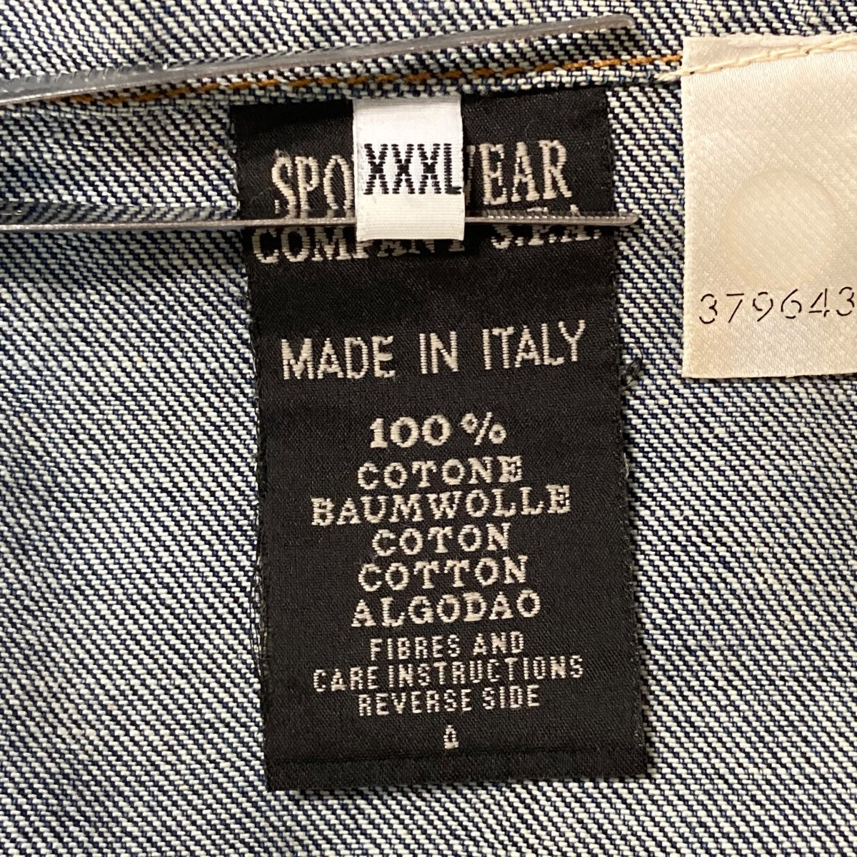 ストーンアイランド ヘンリーワッフル生地×デニム地 XL ロングスリーブ ストーンアイランド ヘンリーワッフル生地×デニム地 XL ロング