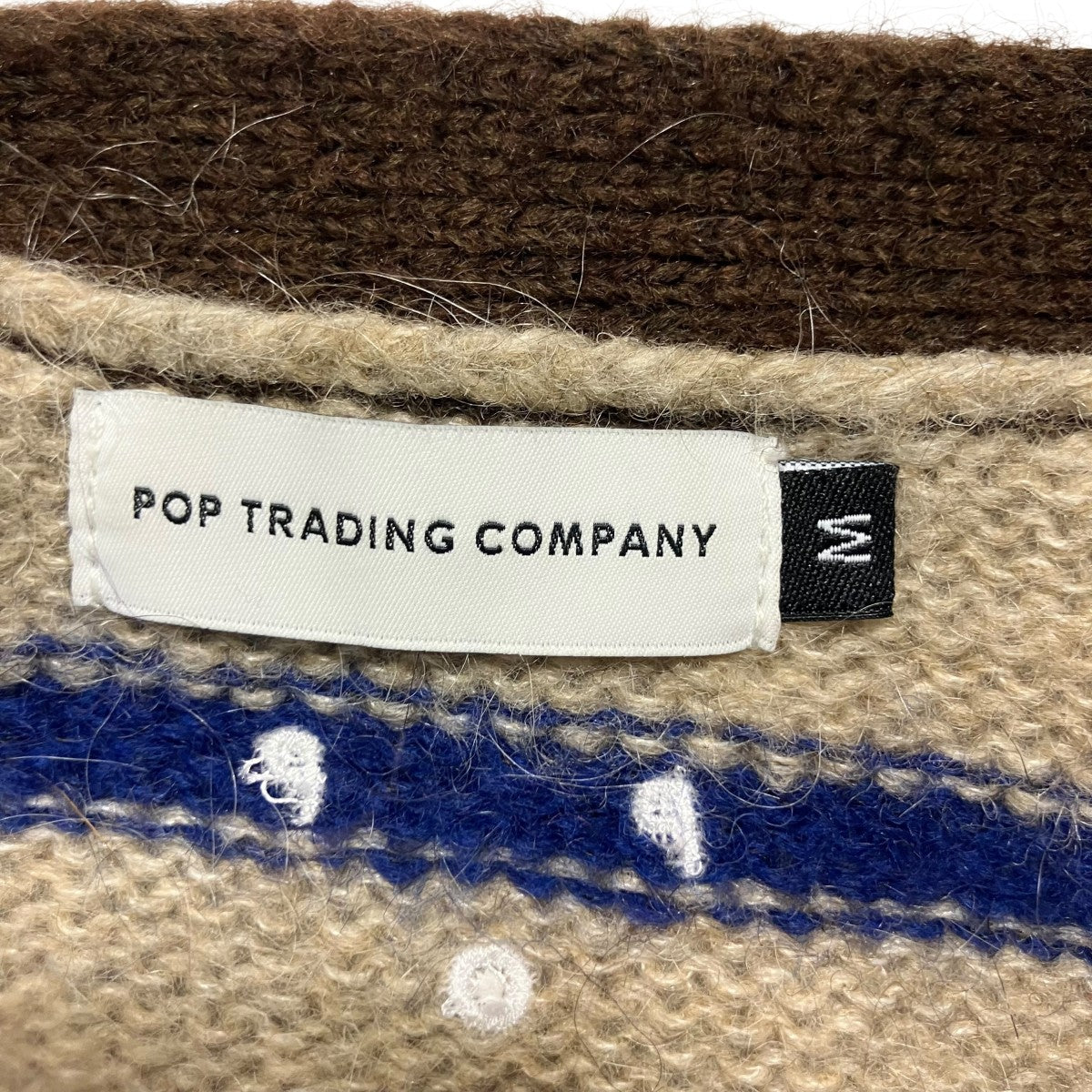 POP TRADING COMPANY ニットカーディガン7882241502 古着・中古-7枚目のアイテム画像