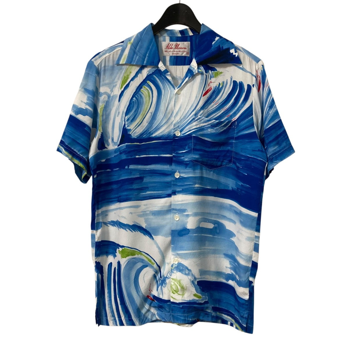 Aloha Blossom BIG WAVE SHRTSアロハシャツ 古着・中古-1枚目のアイテム画像