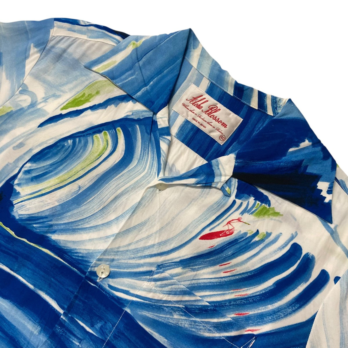 Aloha Blossom BIG WAVE SHRTSアロハシャツ 古着・中古-3枚目のアイテム画像