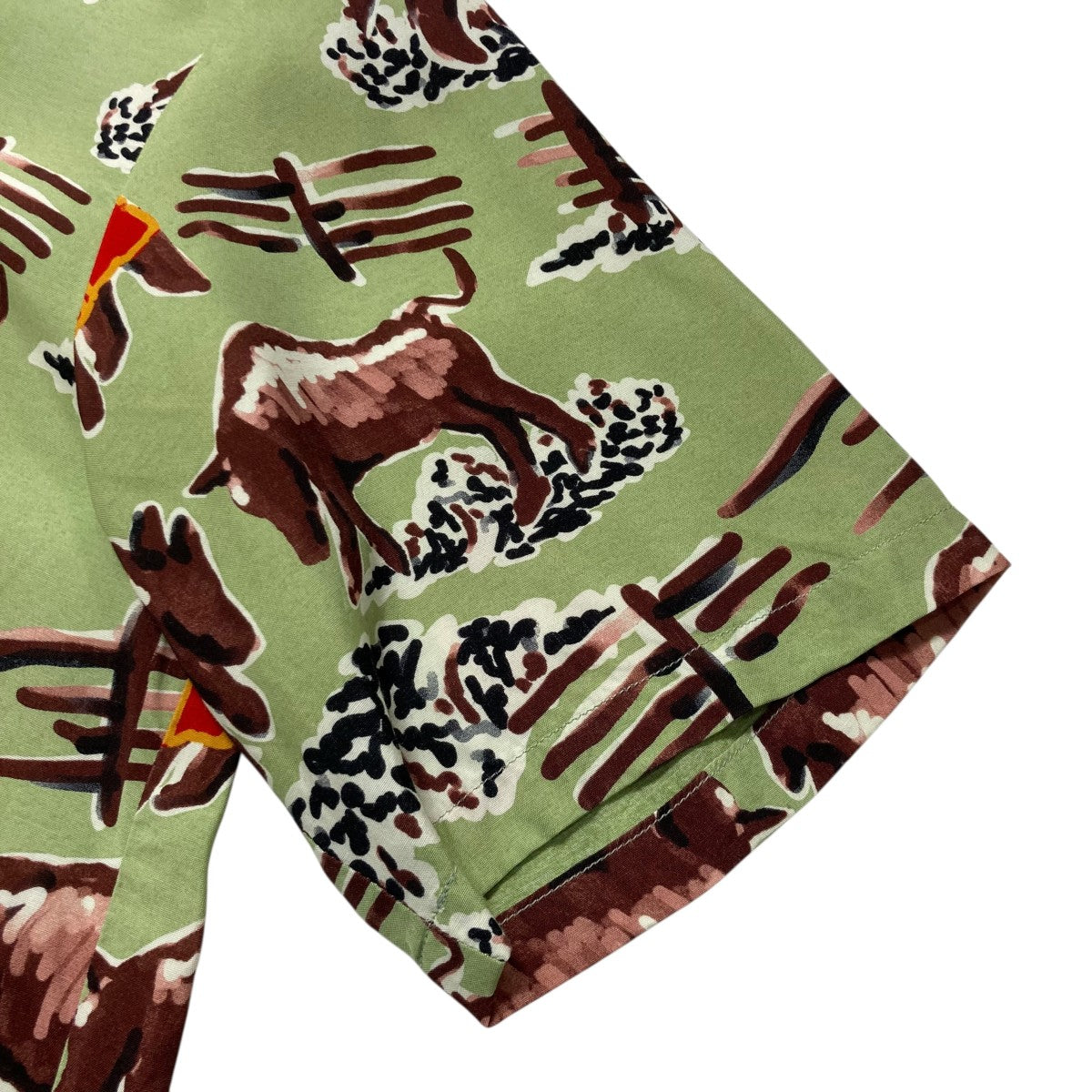 Aloha Blossom BULL FIGHT ALOHA SHIRTアロハシャツ 古着・中古-4枚目のアイテム画像