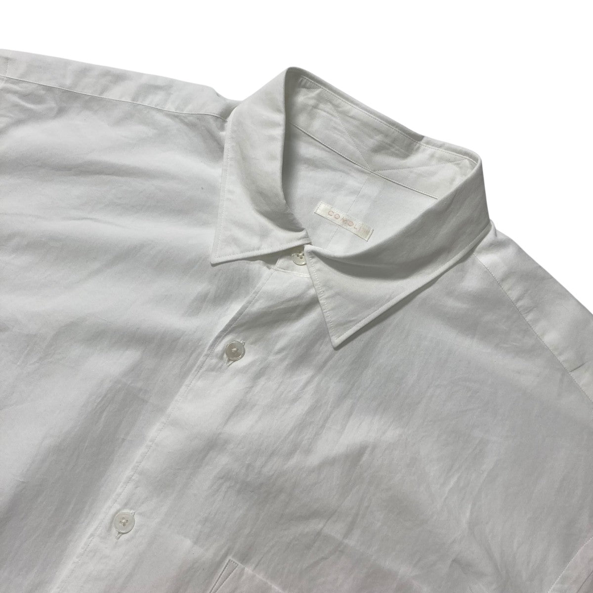 comoli 25SS コモリシャツ 白 1 極美品 COMOLI 25SS コモリシャツ B01-02001 5 ホワイト - メルカリ
