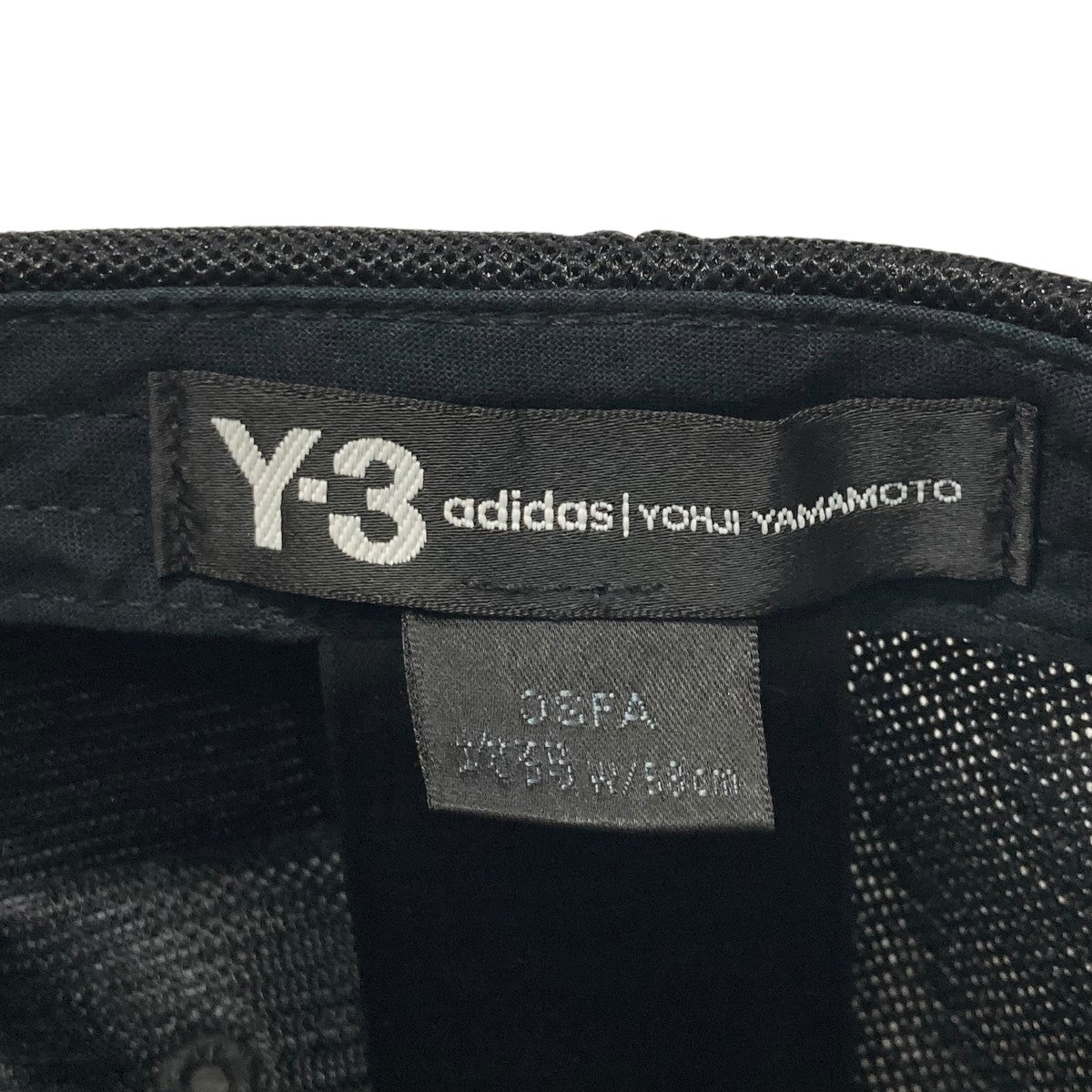 Y-3(ワイスリー) BADGE CAPメッシュキャップCY4549 CY4549 ブラック