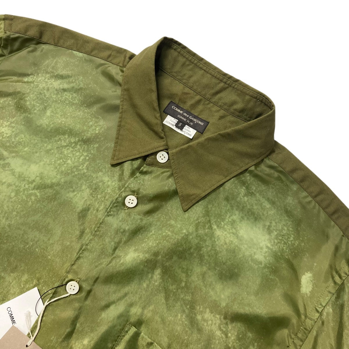 25AW コムデギャルソン オムプリュス 長袖シャツ オリーブグリーン 25AW コムデギャルソン オムプリュス 長袖シャツ オリーブ