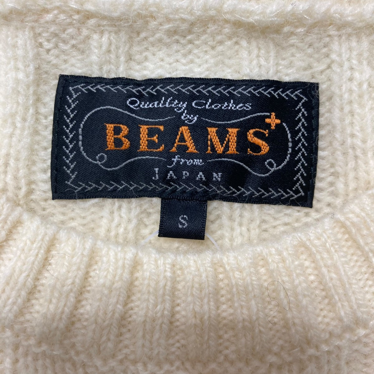 BEAMS PLUS(ビームスプラス) 5ゲージ ケーブル クルーネックニット38