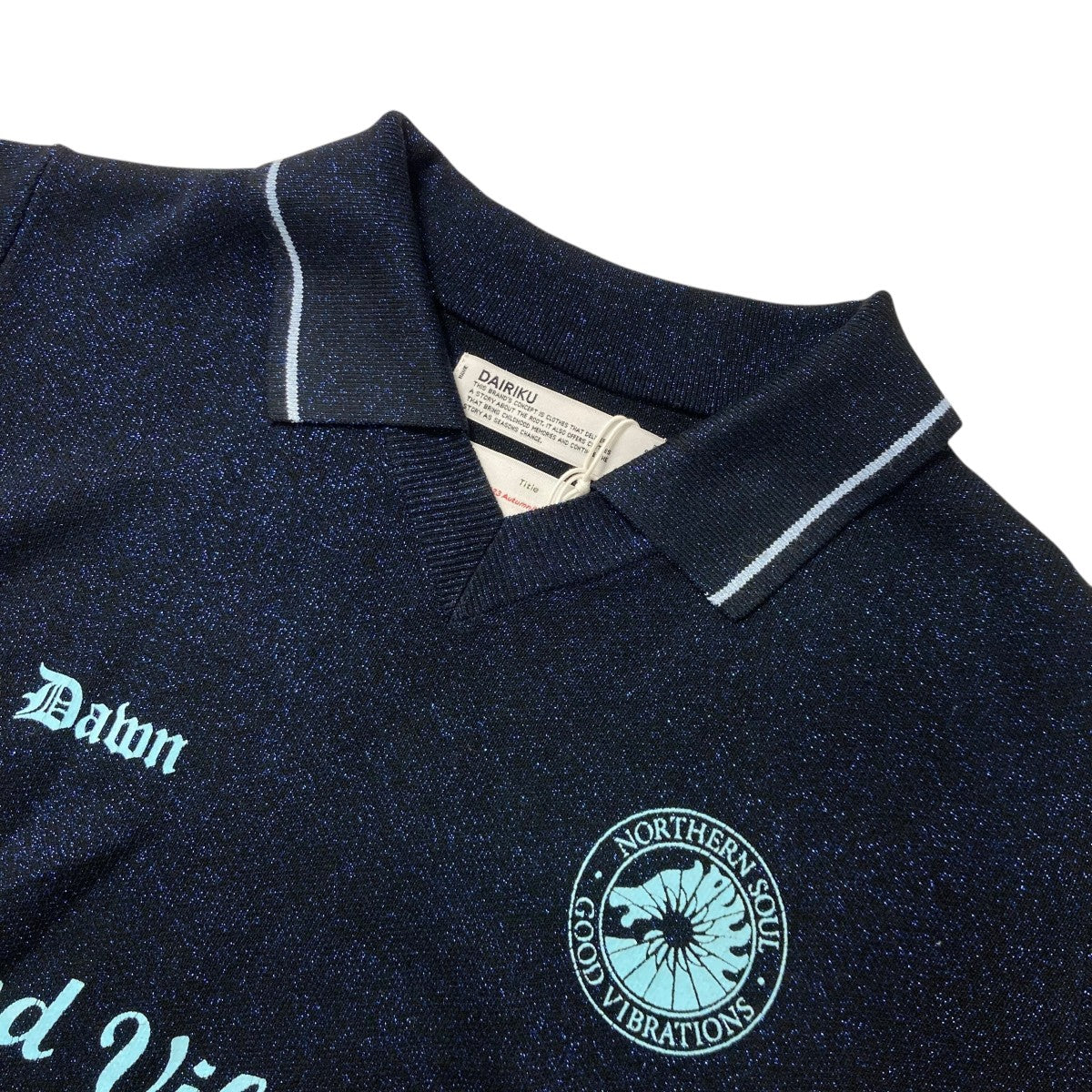 DAIRIKU 23AW サッカーシャツ DAIRIKU(ダイリク) 23AWLame Soccer Uniform Knit Pullover半袖ゲーム