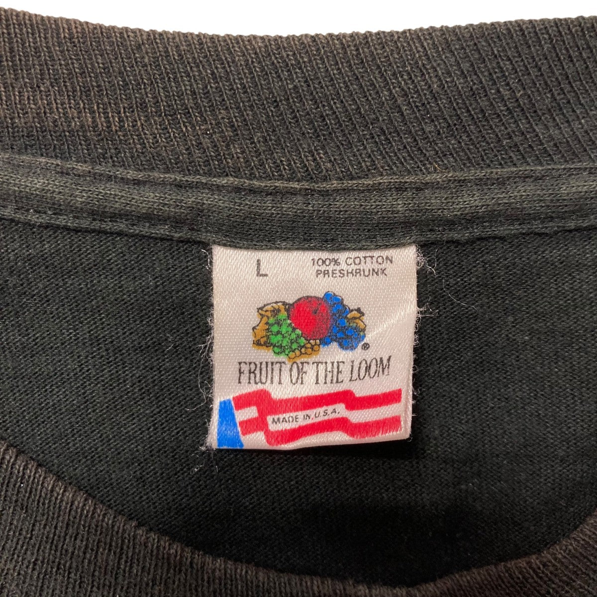 FRUIT OF THE LOOM USA製 PUT AMERICA BACK TO WORKクルーネックTシャツ 古着・中古-9枚目のアイテム画像