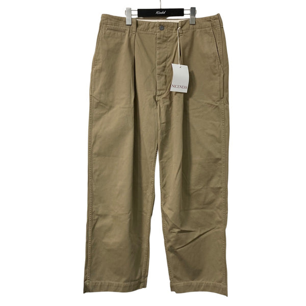 パンツ NICENESS 25aw ALBARN NICENESS(ナイスネス) 25AWALBARNワイドチノパンツNN 2302T16 NN