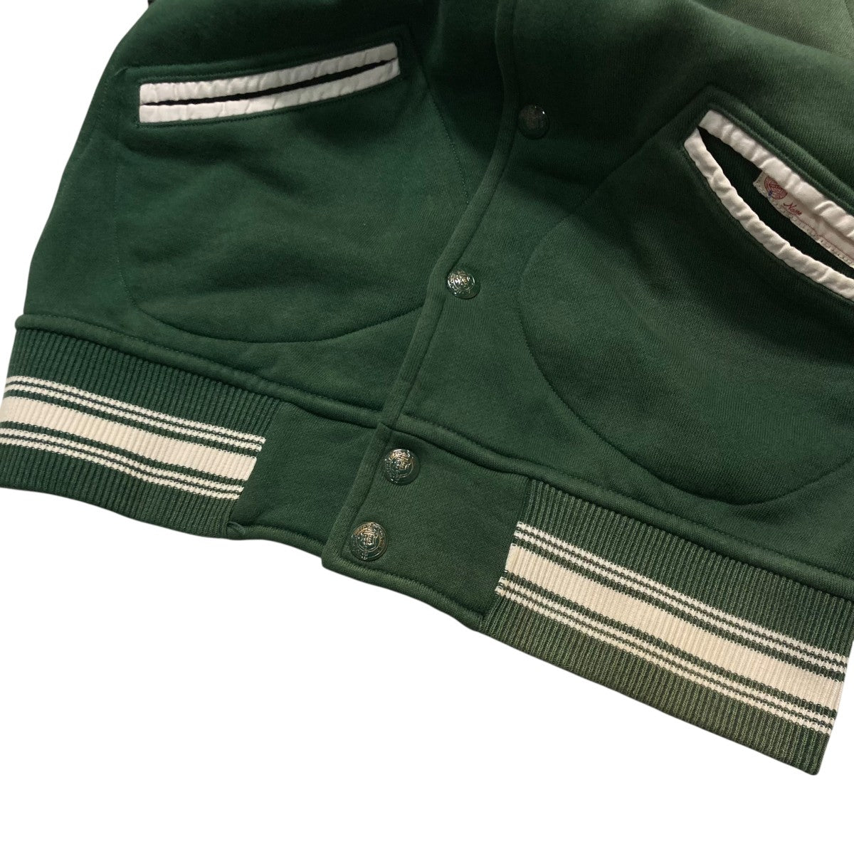 ラルフローレン 希少 スタジャン レザー グリーン 美品 2025年最新