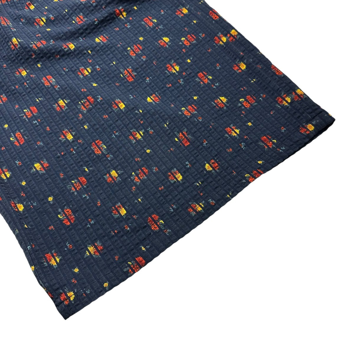 36G Linen Sucker Flower Easy Shorts花柄ハーフパンツKM25S 040P