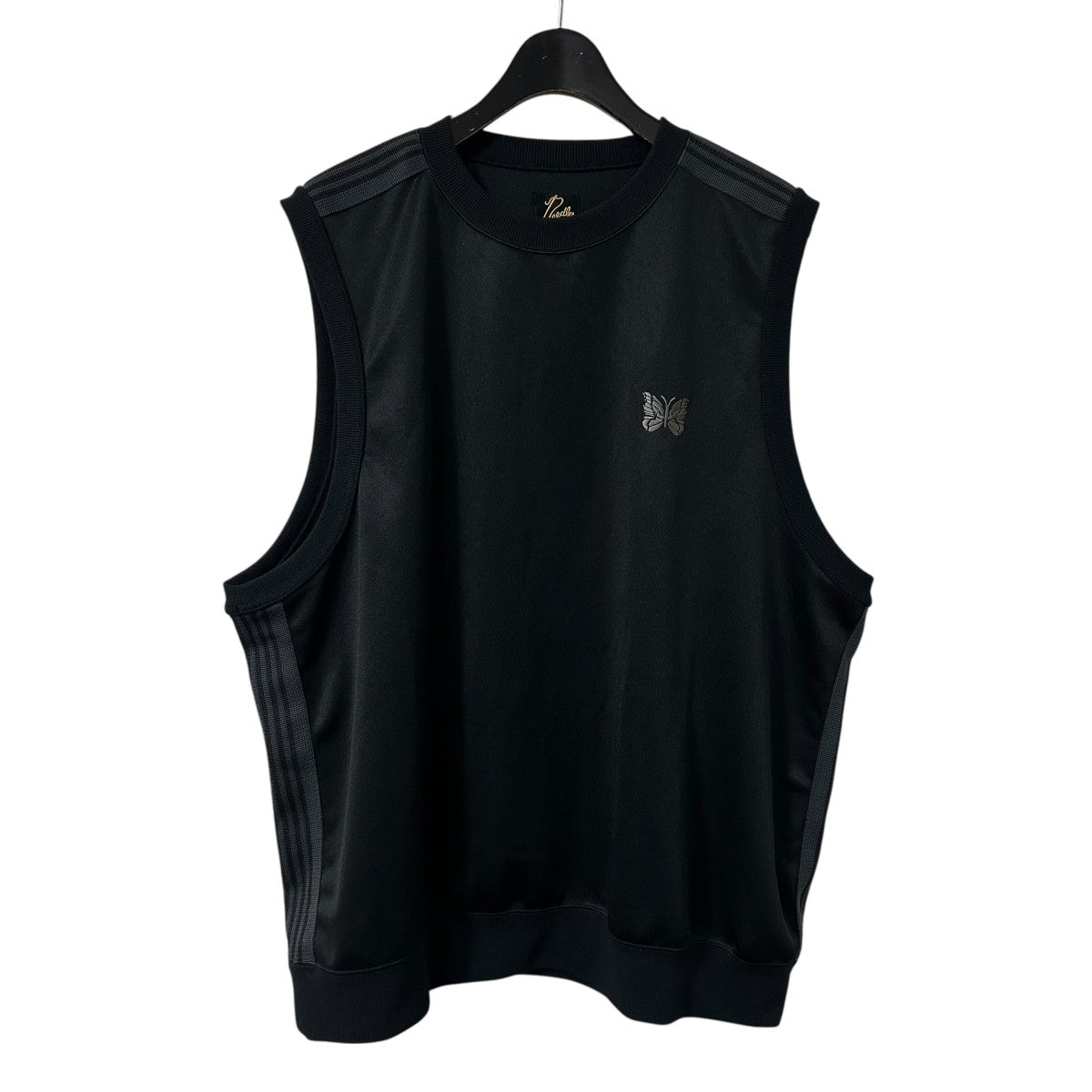 ［完売品] Needles クルーネックシャツ　23aw 23AW】Needles ニードルズ Track Crew Neck Shirt -Poly Smooth